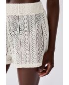 Bacca b ecru korte broek