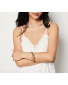 Een ecru jurk van Mayork