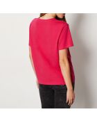 Fizz fuchsiafarbenes T-Shirt