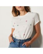 T-shirt Florette ecru