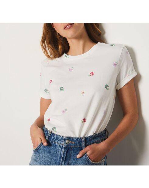 T-Shirt Florette écru