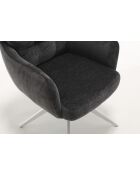 Conjunto de 2 sillones Saint Tropez gris oscuro - 60x92x67 cm