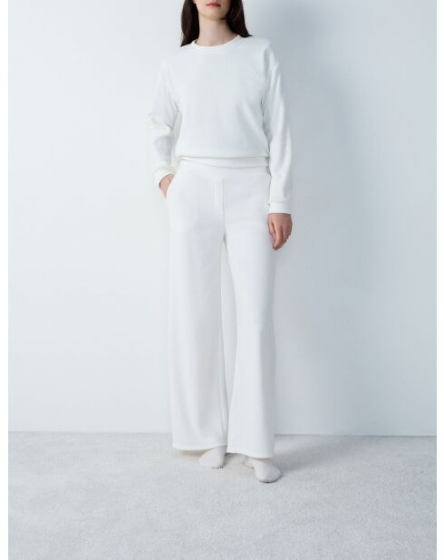 Ecrufarbene Hose Loann