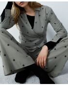 Pantalones Irys de color caqui oliva