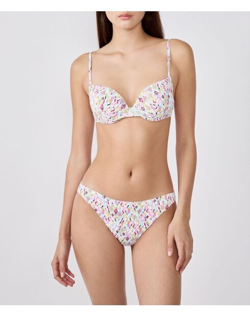 Klassischer Push-up-BH mit Bügel und mehrfarbiger Cadaques-Schale