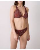 Klassieke bh met beugel en zonder schelp Charliz bedrukte baksteenachtergrond