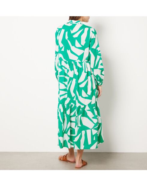 Veronica-Kleid gedruckt auf weißem Hintergrund