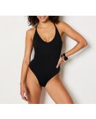 Costume da bagno intero nero senza ferretto Amanda s24