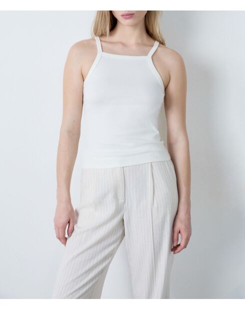 Nieuwe witte tanktop Steffie