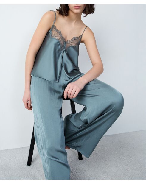 Nijlgroene Cheeta-broek