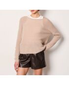 Chaleco Gardenia beige