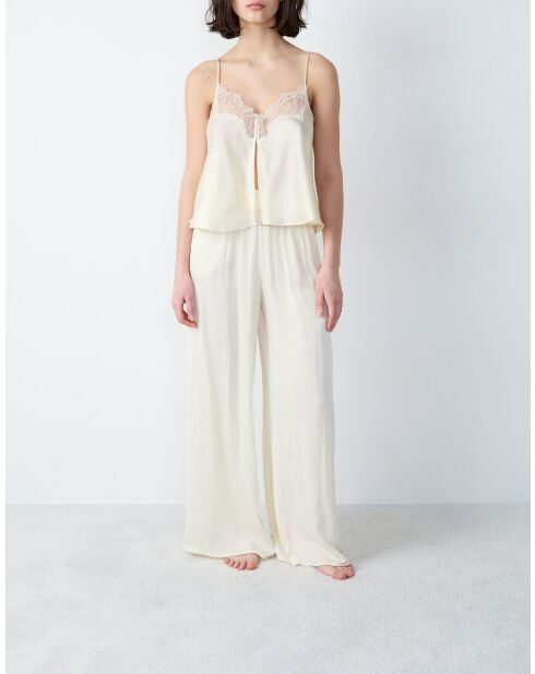 Caraco Eventail jaune pale