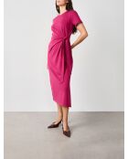 Gulzy pruim lange jurk