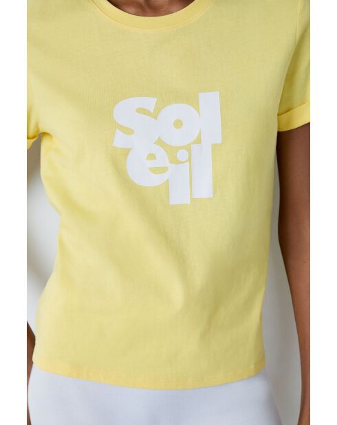 Sonnengelbes T-Shirt Ella