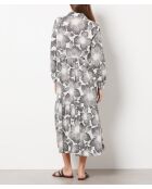 Agabbo schwarz-weißes Druckkleid