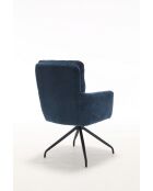 Lot de 2 fauteuils Saint Tropez bleus - 60x92x67 cm