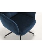 Lot de 2 fauteuils Saint Tropez bleus - 60x92x67 cm