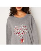 Big T Goliat anthrazitfarbenes Nachthemd