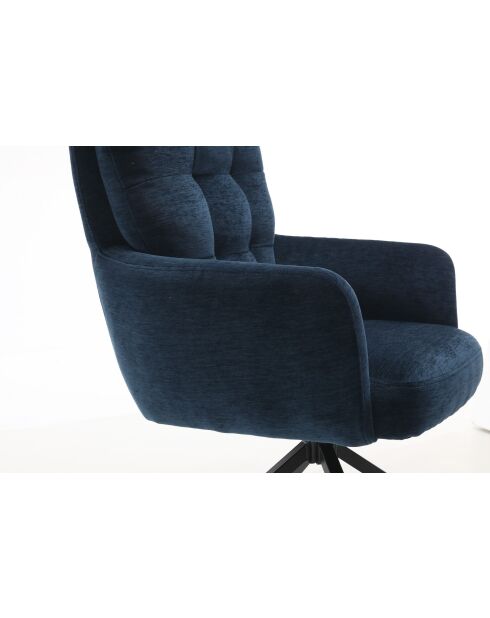 Lot de 2 fauteuils Saint Tropez bleus - 60x92x67 cm