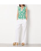 Blusa Uria verde agua