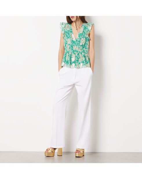 Blusa Uria verde agua