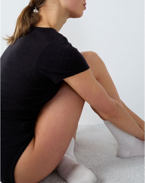 Body une pièce Pollin noir