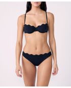 Klassischer BH in Azaleenschwarz mit Bügel und ohne Schale