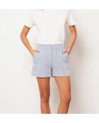 Taylor blauwe korte broek