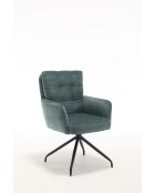 Lot de 2 fauteuils Saint Tropez verts - 60x92x67 cm