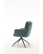 Lot de 2 fauteuils Saint Tropez verts - 60x92x67 cm