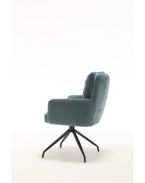 Lot de 2 fauteuils Saint Tropez verts - 60x92x67 cm