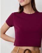 T-shirt Gargi prugna