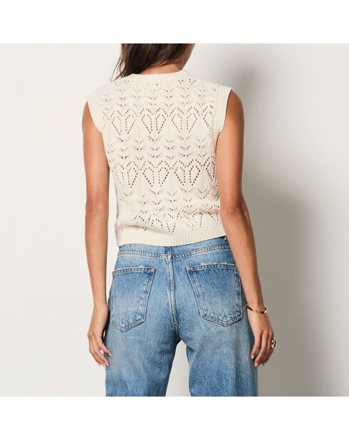 Ecru Folio vest