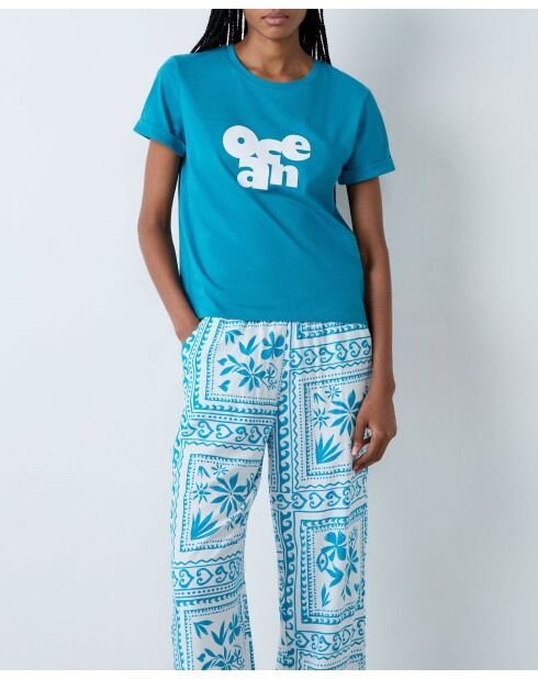 Blaues T-Shirt Ella Duck