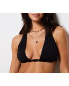 Perfekter schwarzer BH ohne Dreiecksbügel und ohne Schale