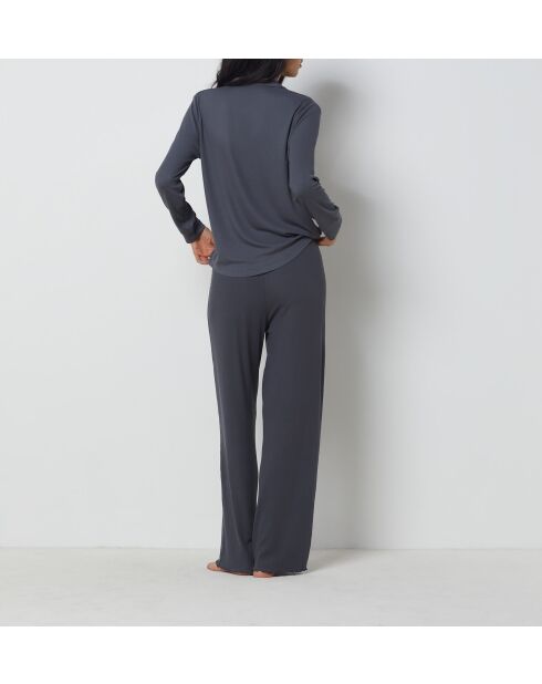 Anthrazitfarbenes Asuka-Shirt