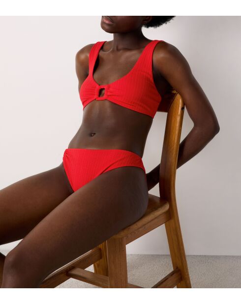 Zagara roter Bralette-BH ohne Bügel und ohne Schale