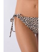 Bikinihose Palamos mit ecrufarbenem Aufdruck