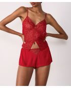 Rode korte broek Declaration