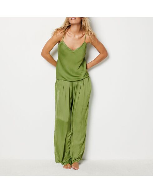 Pantalon Texas vert