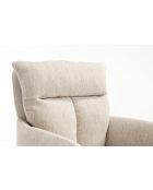 Lot de 2 fauteuils Monaco b beige nature - 59x92x68 cm