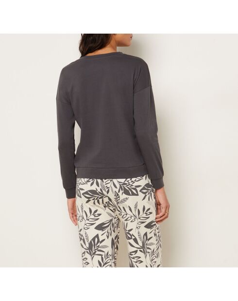 Antraciet blauw T-shirt