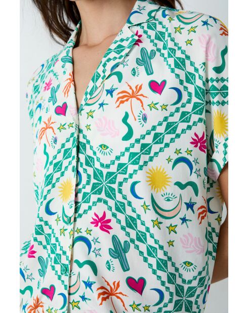 Mehrfarbiges Fadella-Shirt