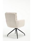 Lot de 2 fauteuils Monaco b beige nature - 59x92x68 cm