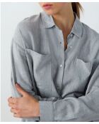 Top gris claro Isame