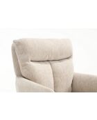 Lot de 2 fauteuils Monaco b beige nature - 59x92x68 cm