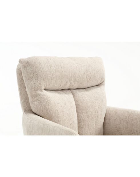 Lot de 2 fauteuils Monaco b beige nature - 59x92x68 cm