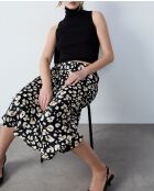 Rana rok gedrukt op een zwarte achtergrond