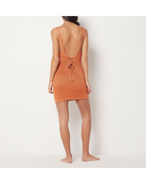 Benirras B Bronzekleid mit kurzen Trägern