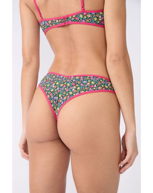 Mehrfarbige brasilianische Bade-Bikinihose Poesia